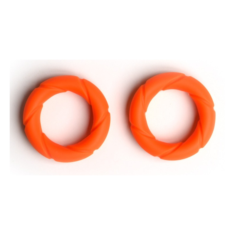 Sport Fucker Lot de 2 Cockrings Ready Rings Orange